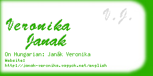 veronika janak business card